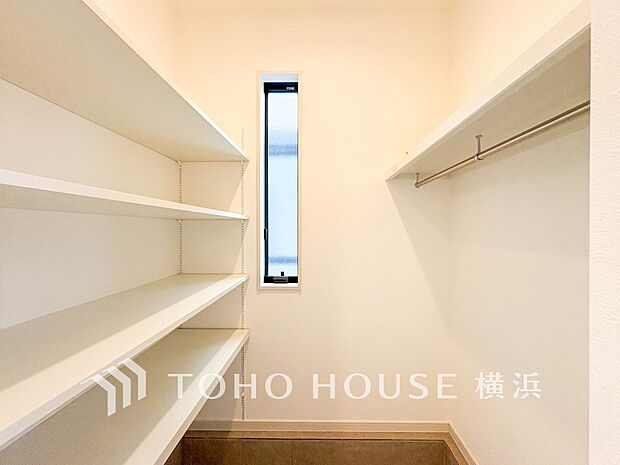 住まいの快適性を左右する収納は欲しい場所に使い勝手のよい収納を確保しています。