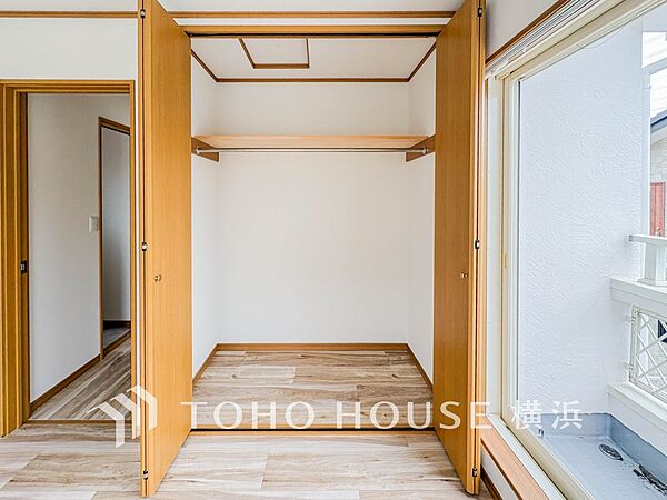 たっぷりとした収納スペース。荷物の多いご家族も安心です。