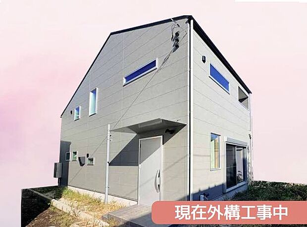 訪れる人の記憶に残るスタイリッシュな邸宅。(パースはイメージのため実際と色柄が異なる場合があります)