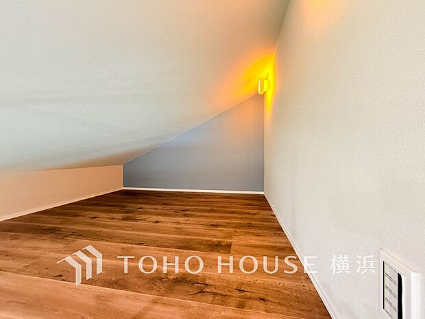 ロフトを完備。お子様の遊び場、収納、趣味のお部屋など、お客様好みの空間に作り上げてください。