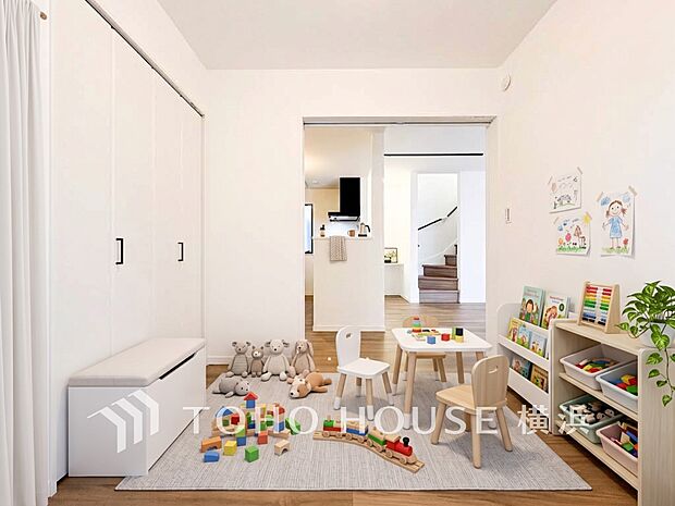 穏やかな寛ぎを届けるお部屋。※生成AIによるイメージです。家具・小物は販売価格に含まれません。