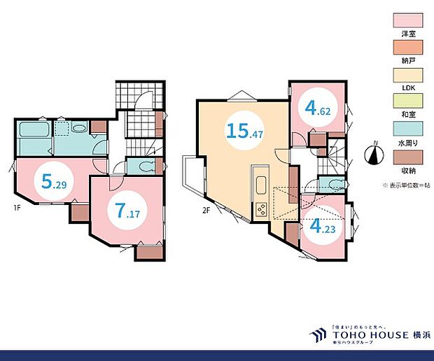 4LDK 建物面積86.73m2 土地面積88.42m2