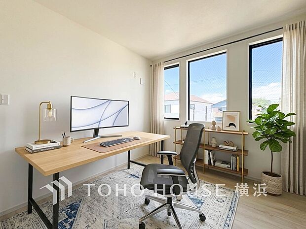 自分の時間を愉しめる一部屋です。※生成AIによるイメージです。家具・小物は販売価格に含まれません。