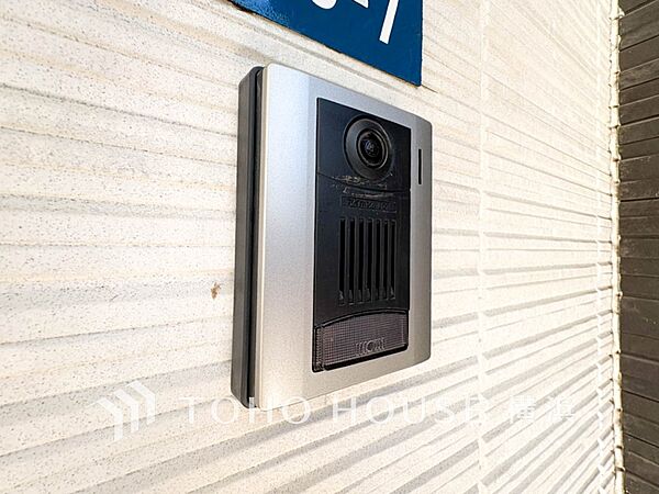 「見える安心」をカタチにしました。誰が来てもわかる様にモニター付きインターホンを設置。