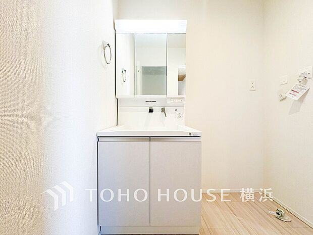 一日の始まりと終わりを心地よく演出してくれる、多彩な機能が備えられたパウダールーム。