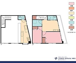生麦第二マンション 2SDKの間取図画像