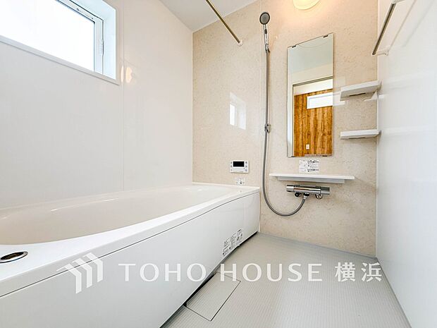 快適な使い心地とゆとりある空間が1日の疲れを解きほぐすバスルーム。