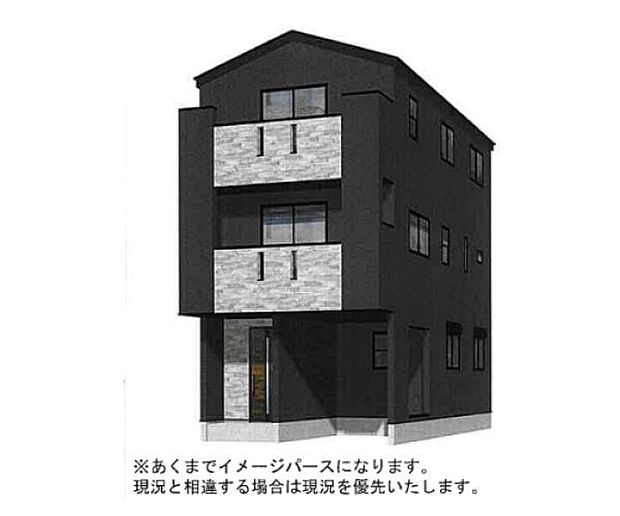 訪れる人の記憶に残るスタイリッシュな邸宅。(パースはイメージのため実際と色柄が異なる場合があります)