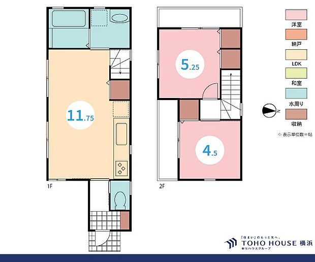2LDK 建物面積53.82m2 土地面積67.23m2