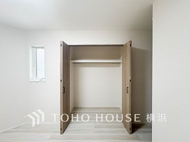 たっぷりとした収納スペース。荷物の多いご家族も安心です。