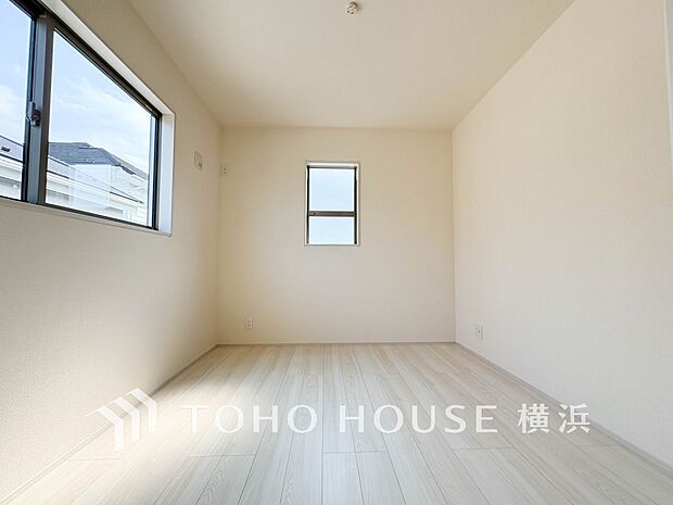 2面採光の居室は快適な光を取り入れ、心地よい風を取り入れます。