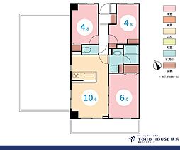 ロワレール日限山ファースト 3LDKの間取図画像