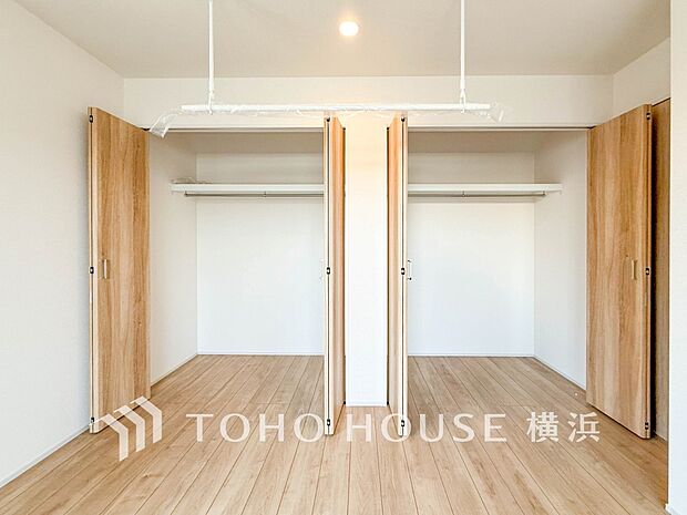 住まいの快適性を左右する収納は欲しい場所に使い勝手のよい収納を確保しています。