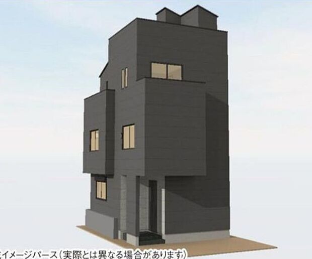 訪れる人の記憶に残るスタイリッシュな邸宅。(パースはイメージのため実際と色柄が異なる場合があります)
