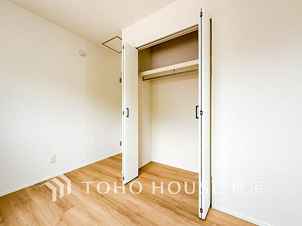 たっぷりとした収納スペース。荷物の多いご家族も安心です。