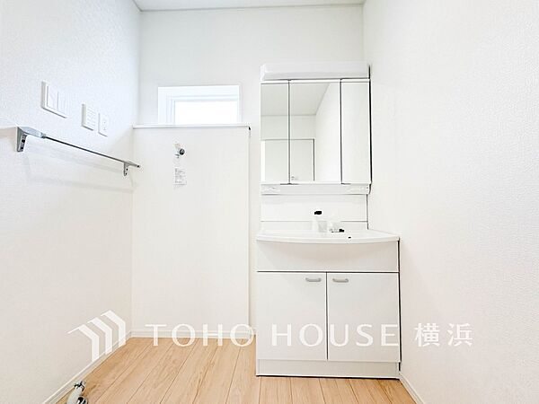 一日の始まりと終わりを心地よく演出してくれる、多彩な機能が備えられたパウダールーム。