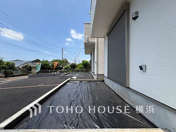 毎日の暮らしの中に癒しを与えてくれるお庭スペース。