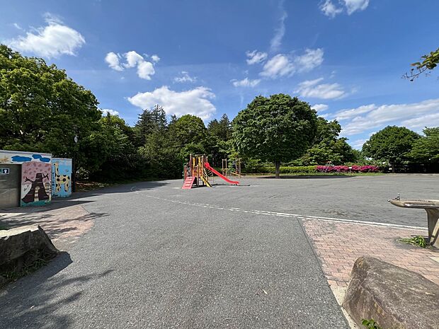 瀬谷貉窪公園 400m 樹林の中に遊歩道が設置されており、四季折々の自然を楽しめる公園。