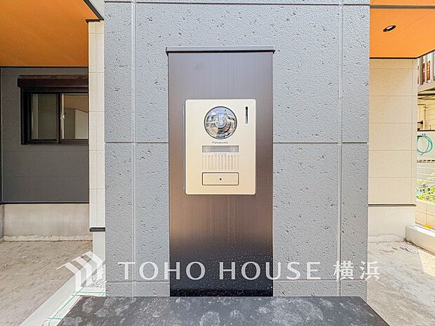 「見える安心」をカタチにしました。誰が来てもわかる様にモニター付きインターホンを設置。