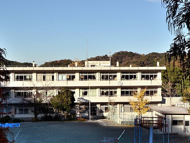 鎌倉市立今泉小学校 550m 徒歩7分。小学校が近いのは子育てファミリーにもおすすめのポイント。