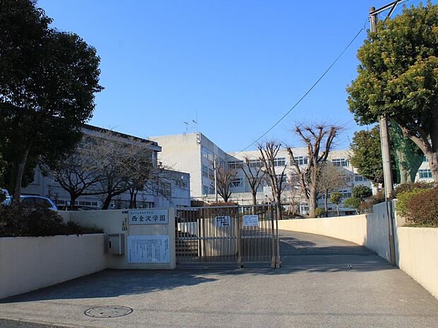 横浜市立義務教育学校西金沢学園 550m 徒歩7分。小学校が近いのは子育てファミリーにもおすすめのポイント。
