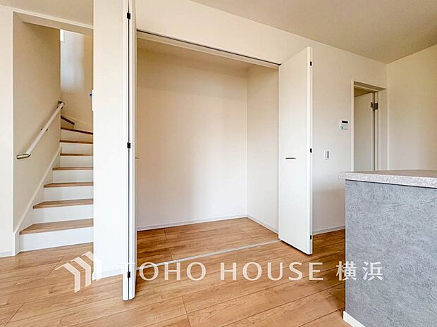住まいの快適性を左右する収納は欲しい場所に使い勝手のよい収納を確保しています。