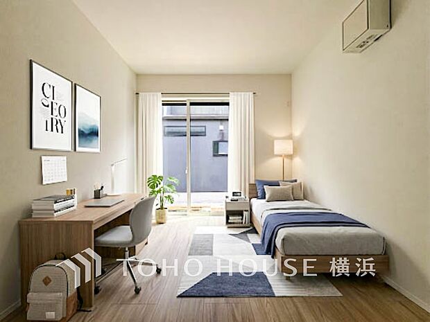 自分時間を快適に過ごせるお部屋。※生成AIによるイメージです。家具・小物は販売価格に含まれません。