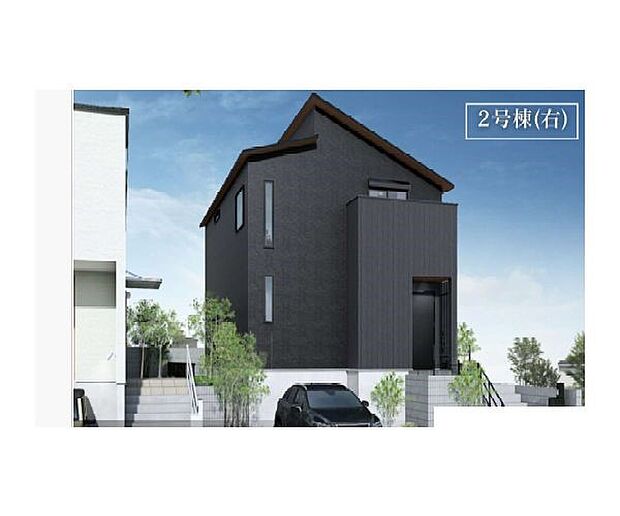 訪れる人の記憶に残るスタイリッシュな邸宅。(パースはイメージのため実際と色柄が異なる場合があります)