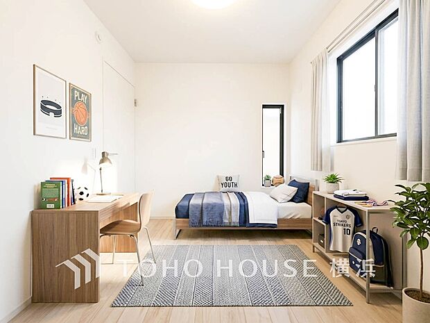 うららかな陽射しがどのお部屋にも降り注ぐよう、快適さを追求した間取設計。