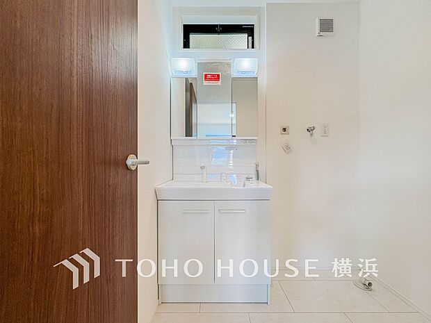 一日の始まりと終わりを心地よく演出してくれる、多彩な機能が備えられたパウダールーム。