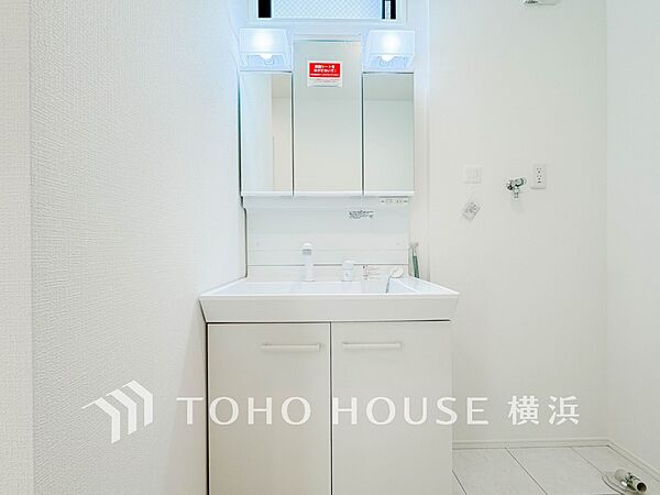 一日の始まりと終わりを心地よく演出してくれる、多彩な機能が備えられたパウダールーム。