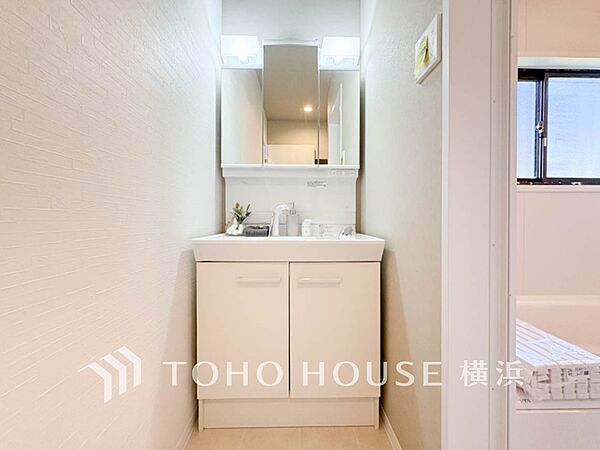 一日の始まりと終わりを心地よく演出してくれる、多彩な機能が備えられたパウダールーム。