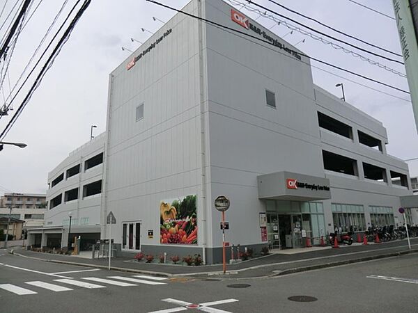 オーケー新子安店　450m　関東圏を中心にコスパの良い商品を取り扱うと話題のお店。週末にまとめ買いもいいですね。