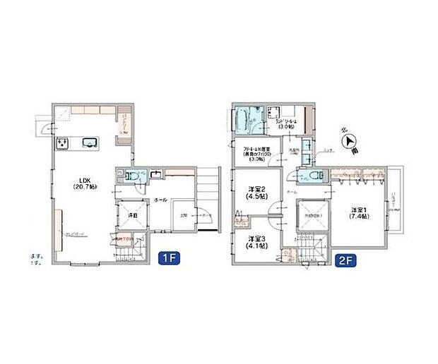 4LDK 土地面積312.51m2 建物面積110.54m2
