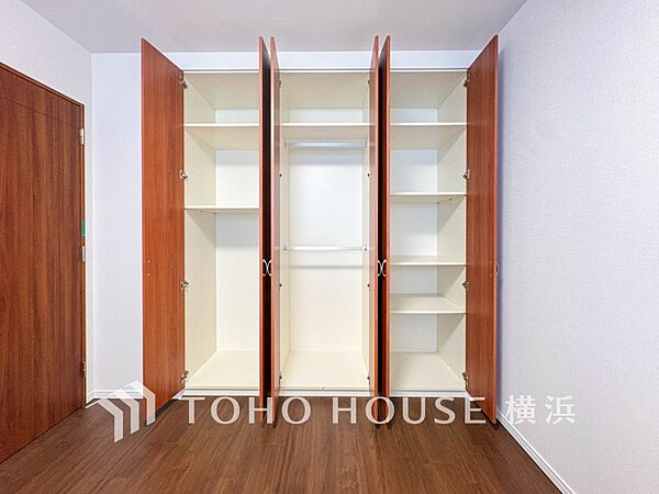 住まいの快適性を左右する収納は欲しい場所に使い勝手のよい収納を確保しています。