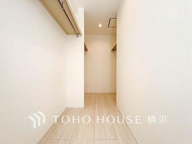 住まいの快適性を左右する収納は欲しい場所に使い勝手のよい収納を確保しています。