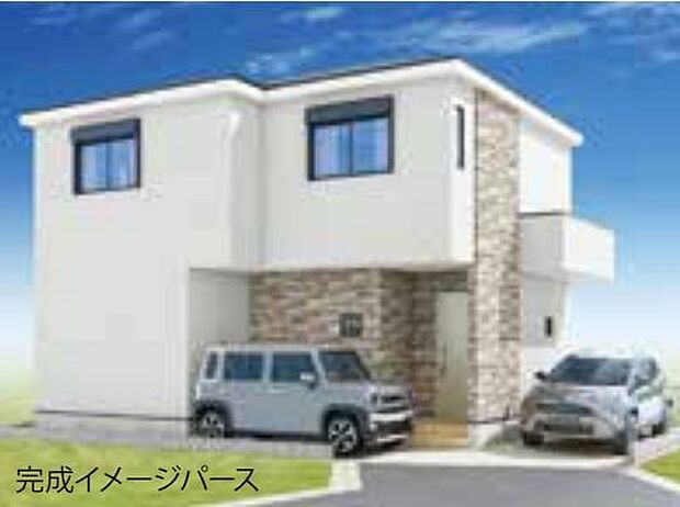 訪れる人の記憶に残るスタイリッシュな邸宅。(パースはイメージのため実際と色柄が異なる場合があります)