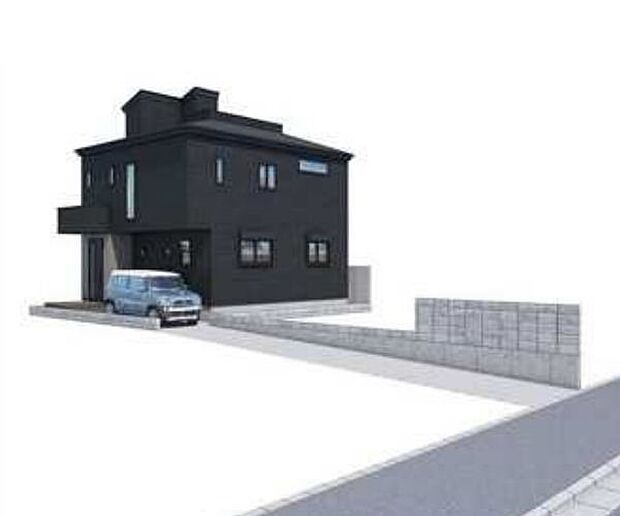 訪れる人の記憶に残るスタイリッシュな邸宅。(パースはイメージのため実際と色柄が異なる場合があります)