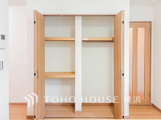 暮らし心地を大きく左右する収納を、適材適所に配置し使い勝手を考慮しました。