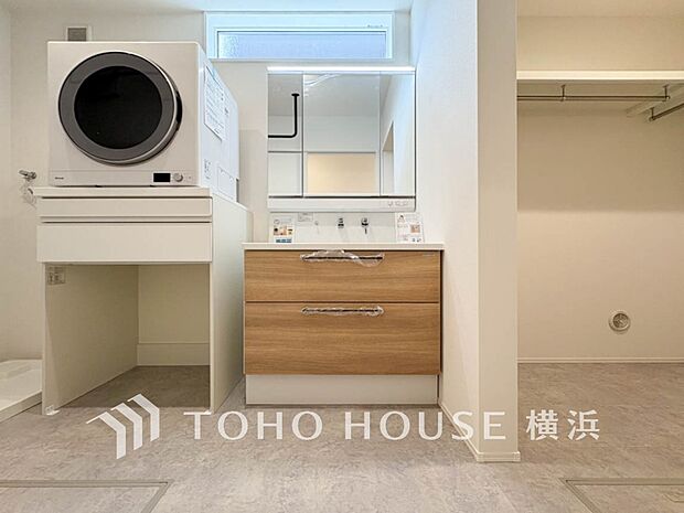 ご家族の1日が始まり、1日の終わりを締めくくる洗面空間。