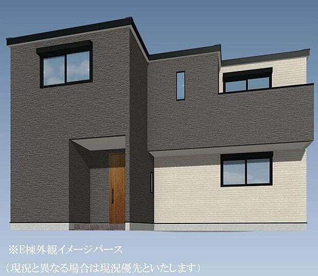 訪れる人の記憶に残るスタイリッシュな邸宅。(パースはイメージのため実際と色柄が異なる場合があります)