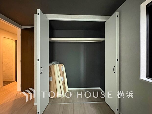 住まいの快適性を左右する収納は欲しい場所に使い勝手のよい収納を確保しています。