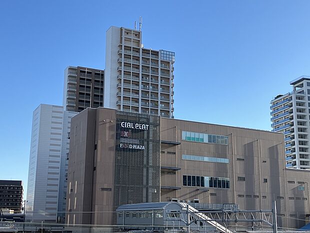 シァルプラット東神奈川 2800m 東神奈川駅直結の駅ビル。フィットネスジム、TSUTAYA、病院の他、お惣菜のお店も多く入っています