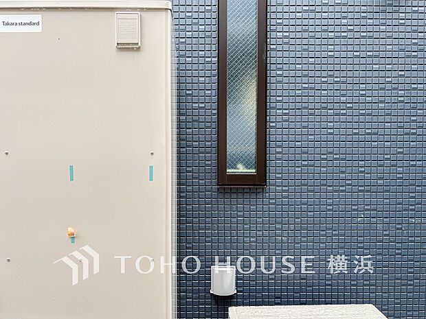 少ないガス量で効率よくお湯を沸かせる省エネ性の高い給湯器を完備。