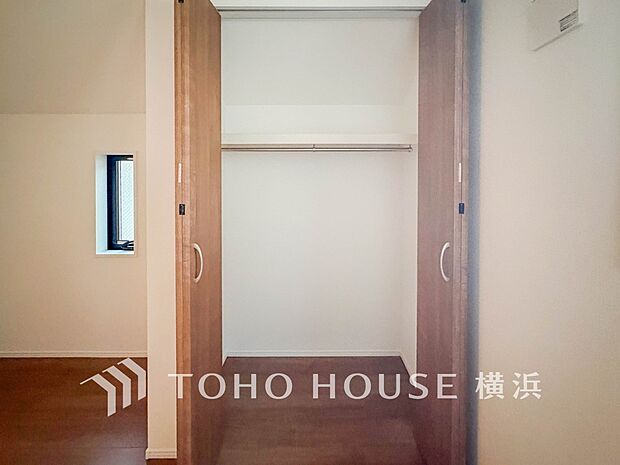 住まいの快適性を左右する収納は欲しい場所に使い勝手のよい収納を確保しています。