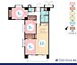 間取り：3LDK　専有面積66.69m2