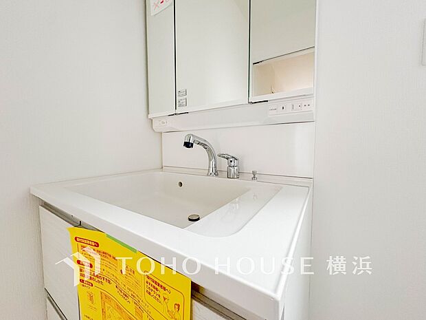 一日の始まりと終わりを心地よく演出してくれる、多彩な機能が備えられたパウダールーム。