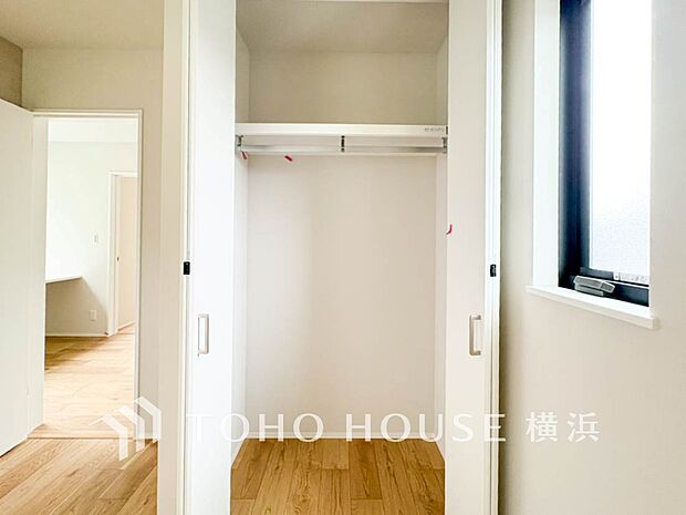 住まいの快適性を左右する収納は欲しい場所に使い勝手のよい収納を確保しています。