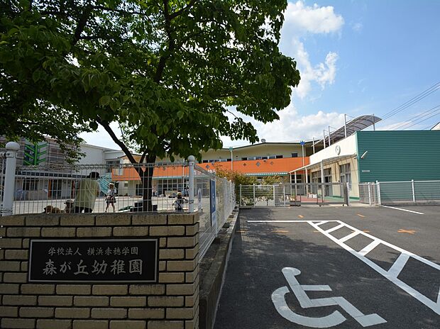 森が丘幼稚園 850m 園自慢の農園があり、四季折々の野菜を育て観察、収穫をします。