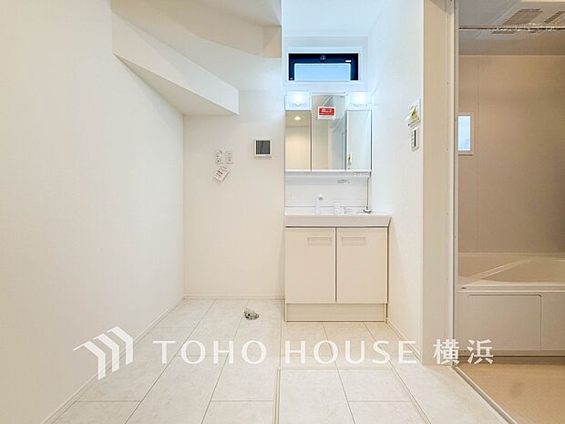 一日の始まりと終わりを心地よく演出してくれる、多彩な機能が備えられたパウダールーム。